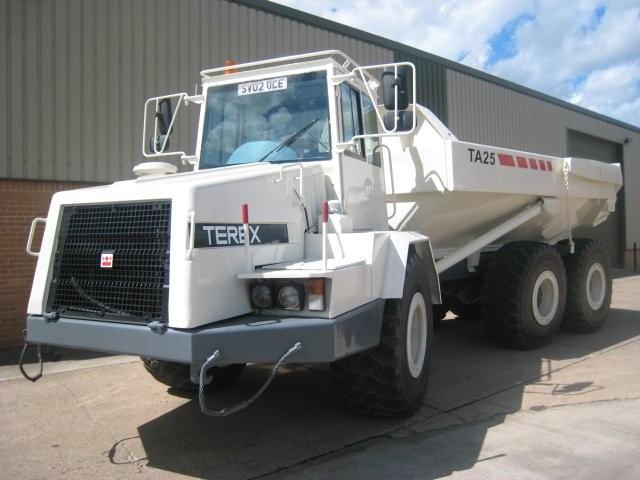 Terex TA 25 6x6 Frame Steer Dumper - Govsales of mod surplus ex army trucks, ex army land rovers and other military vehicles for sale